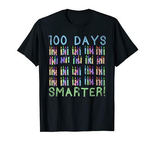 100 días más inteligentes divertido estudiante niños regalo 100 días de escuela Camiseta