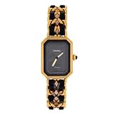 Chanel, Pre-Loved Premiere Rock Quartz Watch Plated Metal and Leather 20