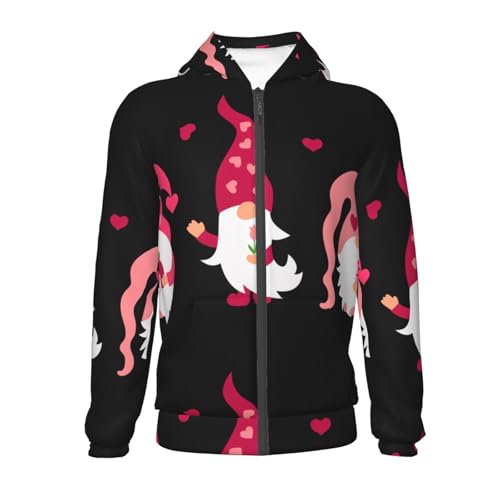 Love You Mom Kid Hoodies Boys Zip Up Sweatshirts Girls Pullover with Pocket2