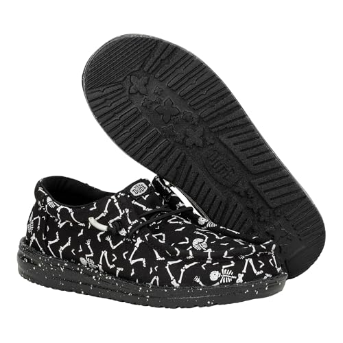 Hey Dude Men's Wally T Skeleton Feet (Toddler) Sneaker3