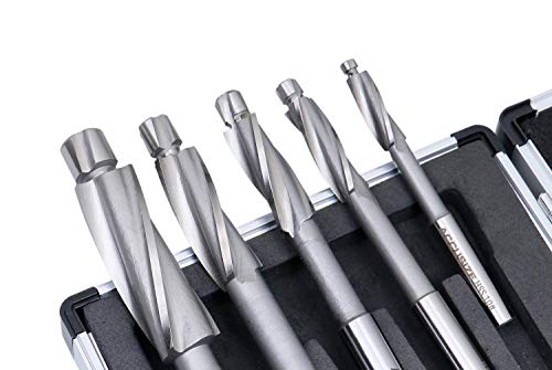 Accusize Industrial Tools 509S-0007+007M 14 Pc H.S.S. Premium Counterbore Set 3 Flute Straight Shank thumb #7
