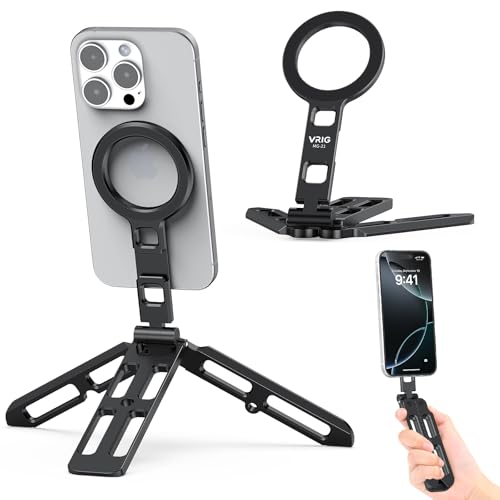 VRIG �X�}�z Magsafe�X�^���h �O�r �X�}�z�X�^���h ���C �܂肽���� �S������ ���@�\ �~�j�O�r ���B��_ 360�x��] �}�O�l�b�g �����z���� �g�ѓd�b�X�^���h �p�x�����\ ���u��/�c�u�� �}�O�Z�[�t ���O�r Android/iPhone