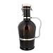 G Francis Amber Glass Growler, 2 Liter (Half Gallon / 64 oz) Beer Jug w/Swing Lid – Secondary Fermentation, Carbonation, Storage