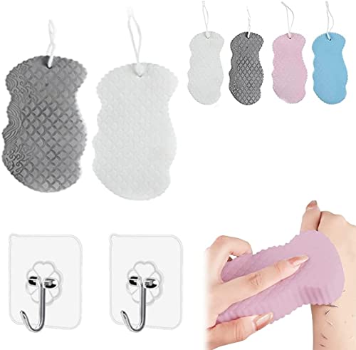 2/4pcs éPonge De Bain Ultra Douce Cover