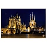 artboxONE Poster 60x40 cm Architektur Der Dom in Erfurt 