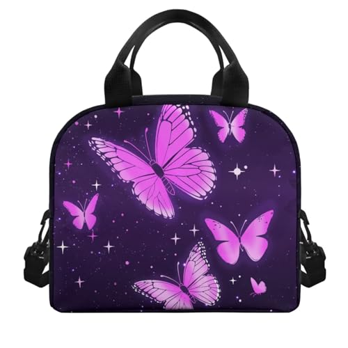 Butterfly Backpack and Lunch Box for Girls Kindergarten Elementary School Bag with Water Bottle Holder Lightweight Student Bookbag for Kids Back to School Gift for Students3