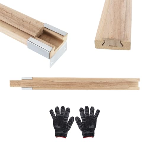 Guías de madera central y piezas de refuerzo para cajón de 17.7 pulgadas 4