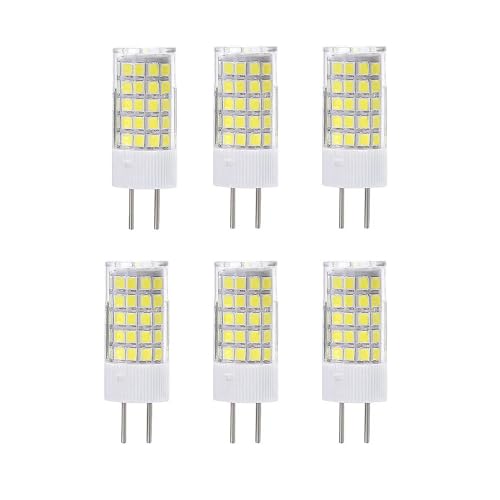 Bombilla ED 2.5W Equivalente a la bombilla halógena G8 20w, Bombilla LED regulable G8 Blanco cálido 3000k, CA 2200v 2400v (paquete de 6) (Blanco, 3W AC220V Dimensionable G8 Embalaje 6pcs)