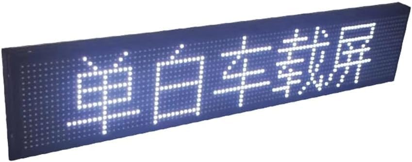 Pantalla LED P10 monocromática de 100cm para coche y ventanas de tiendas comerciales