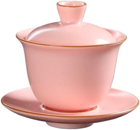 Porcelain Gaiwan Tea Lid Set Tureen Maker Cover Bowl Supplies