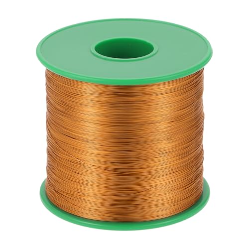 Cable magnético de 32 AWG de cobre esmaltado amarillo en bobina de 1 libra