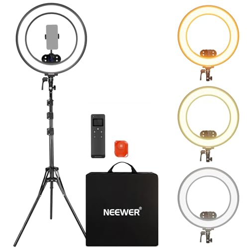 NEEWER 18" Wireless Edge-Lit Ring Light