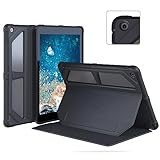 UZBL Case for iPad 9th Generation (2021) / 8th Generation (2020) / 7th Gen (2019) 10.2 Inch, Mag Folio Premium Vegan Leather Protective Case Cover with Multi Angle Magnetic Stand