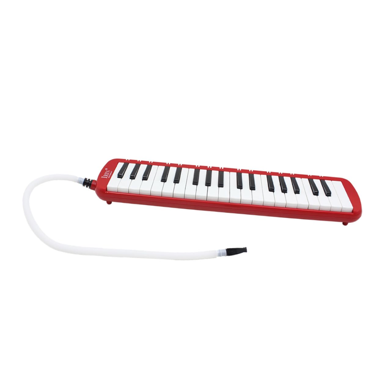 Strumento Musicale Armonica Melodica con Custodia a 37 Tasti | Rosso, Abs Leggero, senza Batterie, Borsa Inclusa, per Principianti e Amanti della Musica