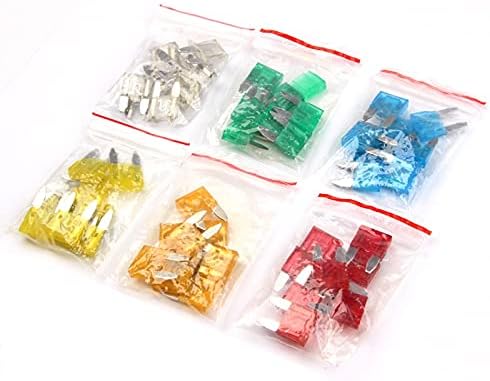 7/30/35/60Pcs Standard Car Fuse Zinc Alloy Small-Sized Blade Fuse for Auto Truck Motorcycle Accessories(35pcs)