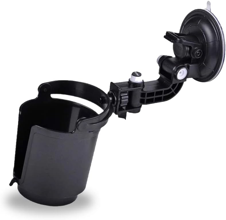 Zento Window Cup Holder for Car - Recessed Folding Drink Holder Premium Quality for All Time Use – Universal Fit Wall Mount Drink Holder