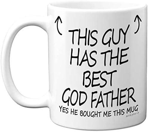 This Guy Has The Best Sis Mug - Brother Birthday Present from Sister, Brother Gifts 11oz Ceramic Dishwasher Safe Coffee Mugs - Birthday, Christmas Day, Secret Santa, Cup - Made in UK Stuff4