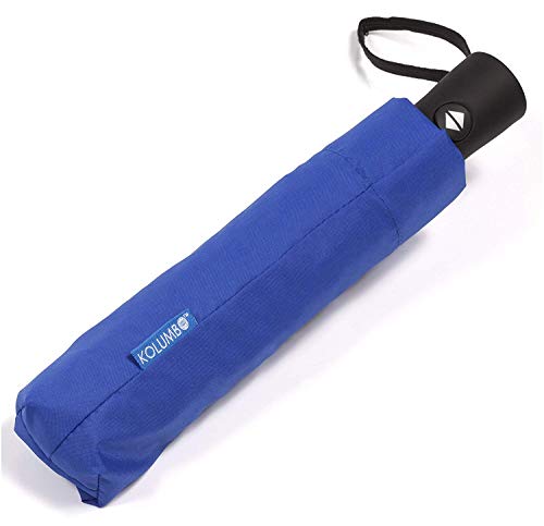 FROSTFIRE Unbreakable Travel Umbrella Wind Tested 55MPH, Beware of Knockoffs, Innovative & Patent Pending, Auto Open Close, Won’t Break If Inverted, Durability Tested 5000 Times (A2 Royal Blue)