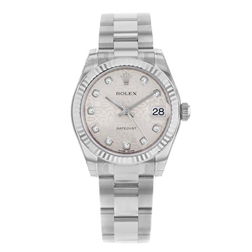 Rolex Datejust Silver Jubilee Dial Automatic White Gold Bezel Steel Ladies Watch 178274SJDO Rolex Datejust Silver Jubilee Dial Automatic White Gold Bezel Steel Ladies Watch 178274SJDO
