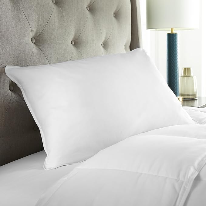 10% Goose Down 90% Feather Luxury Cottoon White Pillow Set of 1 Piece (17 X 27 Standard)-image-24