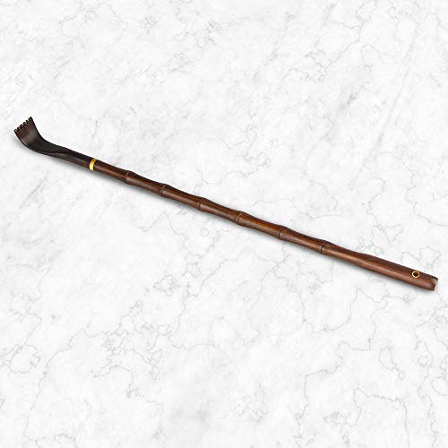 100% Natural Wood Back Massager Bamboo Curve, Therapeutic Back Scratchers, Body Relaxation Massager Set For Itching Relief (17 Inch) #TOP3