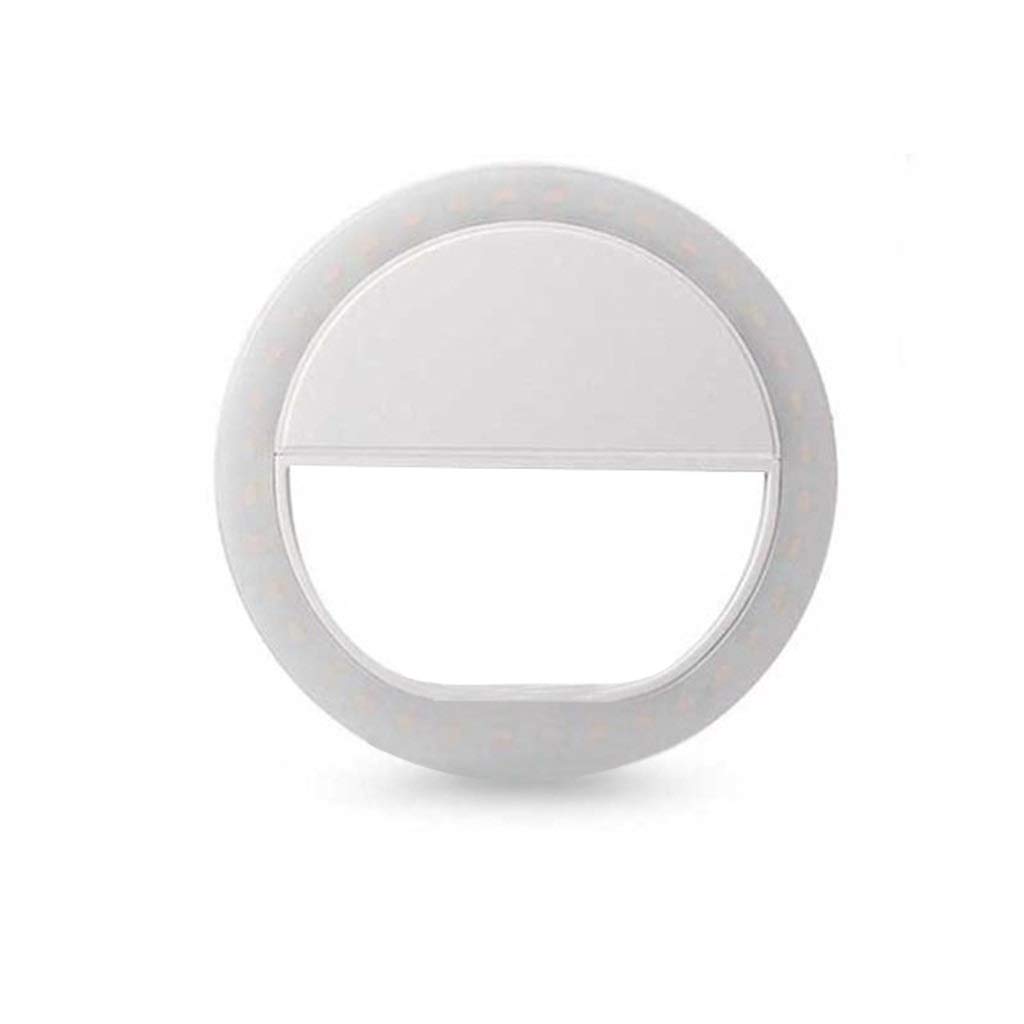 Selfie Selfie Ring Light with 36 LED Selfie Lamp 3 Levels Lighting LED Flash Light Portable Ring Light for Phone Flashes Lights (Color : White)