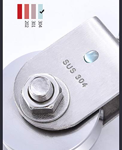 Rouleau directionnel acier inoxydable 304 pour câble et rail - 3