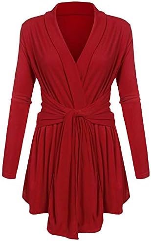 Open Front Drape Wrap Cardigan 