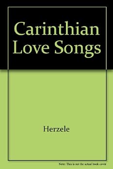 Hardcover Carinthian Love Songs Book