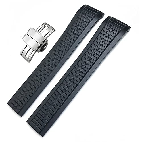 Bracelet caoutchouc montre 21mm pour Patek Philippe Aquanaut 5164A 5167A accessoire agate