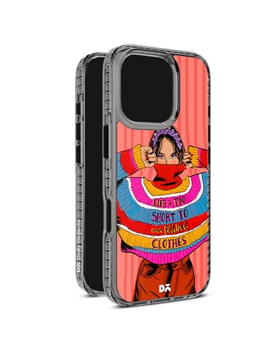 Image of DailyObjects Colourblock Jumper Stride 2.0 Magnetic Case Cover Compatible with iPhone 16 Pro Max | Wireless Charging Slim Back Cover | 2 Layer Edge Protection & Shockproof