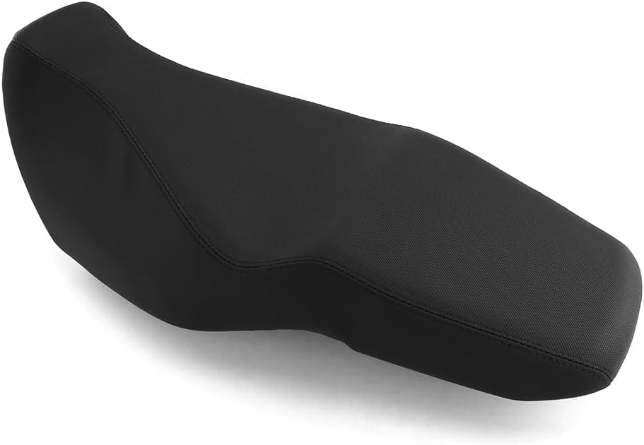 xitomer Seat Cushion + Cover Compatible with Grom MSX 125 2016-2021 Motorcycle Seat Cushion Foam + Gripper Seat Cover Leather