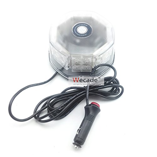 Wecade® 32 Led Truck Vehicle Car Roof Top Flash Strobe Emergency Warning Hazard Warning Light (Amber) #TOP3