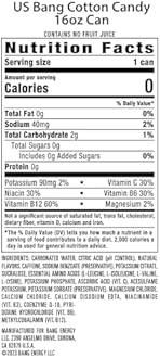 Bang Energy Cotton Candy, Sugar-Free Energy Drink, 16-Ounce | Pack of 12