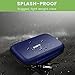 USB Flash Drive Case, SD Card Holder Compatible with Thumb Drive, Memory Cards, SDXC SDHC Storage Bag, Electronic Accessories Organizer for SanDisk for Samsung for Inland (Blue)