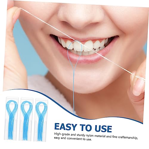 DOITOOL 150 Pçs Fio Dental Fio Dental Ortodôntico Threaders Fio Dental Para Pontes Aparelho Fio Dent