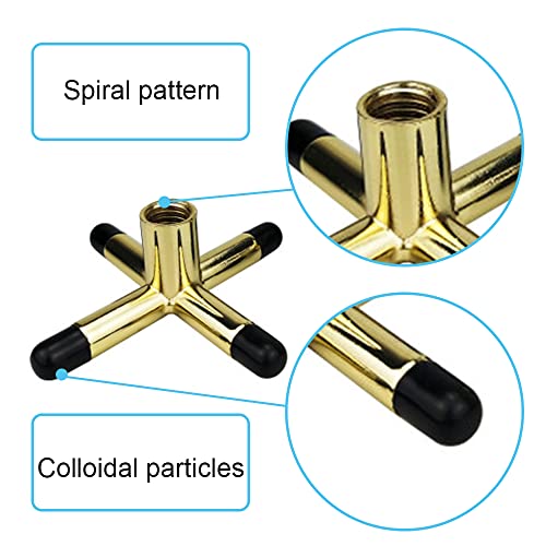 YidaSouko Pool Rest, Metal Cross Rest, Snooker Rest, Non Slip Billiard Cue Rest - Image 3