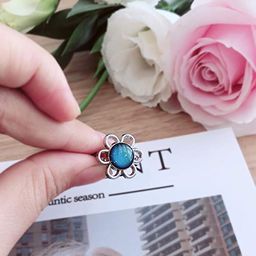 Foecbir Mood Ring Can Change The Color And Adjustable The Size Of The Decorations (Sun Flower) #TOP4