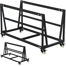 APARECIUM Heavy Duty Panel Truck Cart 3000 lbs Load Capacity, Adjustable Panel Sheet Cart, Substrate Panel Rack for Sheet Materials, Plywood Sheetrock Glass and Windows