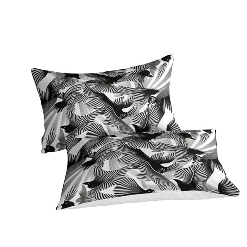 Housse de couette super king imprimé 3D rayures microfibre douce