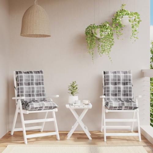 Coussin de chaise imperméable et anti-glissement vidaXL