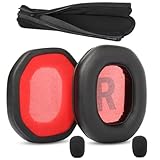 CAGE - Almohadillas para orejas TaiZiChangQin para auriculares de repuesto compatibles con Teufel CAGE Gaming HD de cuero proteico