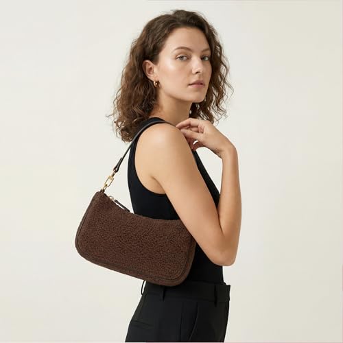 Image of VODIU Clutch Tote Handbags with 2 Removable Straps and Zipper Closure Crossbody Bags Shoulder Purse Handbag for Women