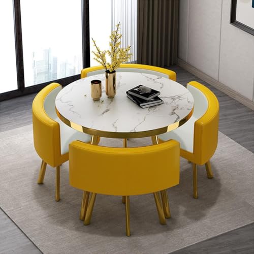 ���_���ȉ~�`�_�C�j���O�e�[�u���Z�b�g�i�֎q4�r�t���j5�_�Z�b�g ���r���O���[���A�_�C�j���O���[���A���E���W�p�L�b�`���Ƌ� 90x90x75cm �z�[���f�R���[�V���� �t�@�~���[�����A010-90*90*75cm