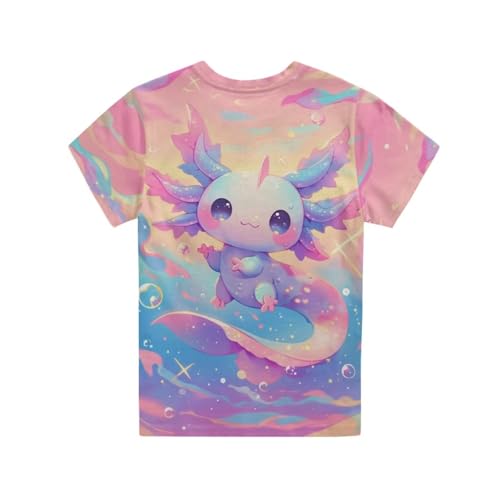 Image of Kids Graphic T-Shirt Boys Girls Novelty Tees Top Short Sleeve Shirts Summer Blouses 3-16