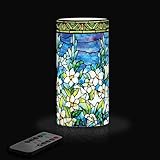 RainCaper Flameless LED Flickering 6” Pillar Wax Candle Light | Battery Operated | Remote with Timer