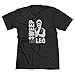 FreshRags Silver and Black For Life Oakland Fan Parody Men's T-shirt XL Black