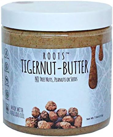 ROOTS Tigernut Butter - Aip Diet and Paleo, Vegan Compliant - Allergen Friendly - Nut Free, Seed Free, Gluten Free, Soy Free - Tiger nut - Aip Snack - (8.5 ounces each) Original Flavor