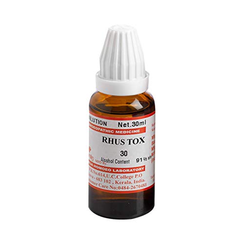 Similia Rhus Tox Dilution 30 CH Bottle of 30 ml Dilution