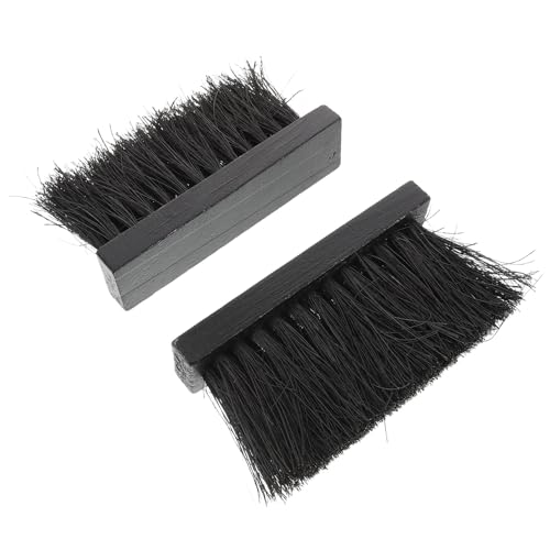 Levemolo 2 pièces Brosse de Cheminée Européenne pour Poêles à Pellets et Foyers Bois pour Nettoyage Rapide des Cendres Lot pour Maisons et Villas
